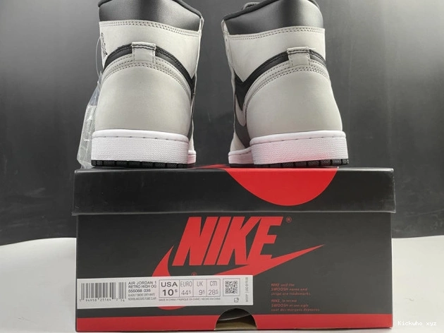 Light Black Retro Air 555088-035 White Smoke 1 Jordan Grey High 0823